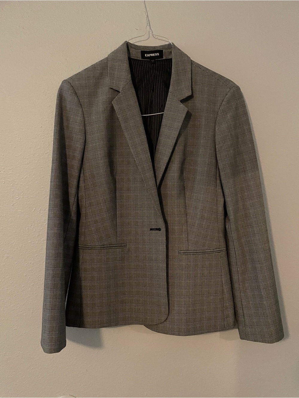 Express women's Plaid Blazer